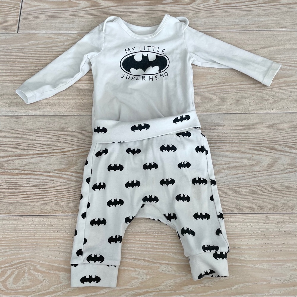 H&M 2-piece organic cotton Batman set